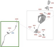 Трос АКПП Hyundai Staria US4 2021 D4HB