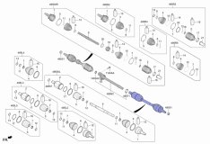 Привод (полуось) Hyundai Staria US4 2021 D4HB