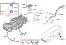 Бензонасос Hyundai Staria 2021 D4HB