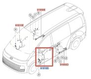 Проводка двери левая передняя Hyundai Staria 2021 D4HB