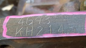 Блок цилиндров ДВС в сборе шорт Mitsubishi Galant 8 ECA 1998г 4G93 GDI 1.8л