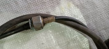 Трос переключения акпп правый передний Toyota Corona 91 5a AT1704070286 1991 5A-FE