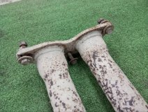 Приемная труба глушителя Toyota Mark II TA-JZX110 2001 1JZ-FSE