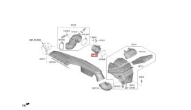 Датчик массового расхода воздуха Kia K8 GL3 2021 G4KN