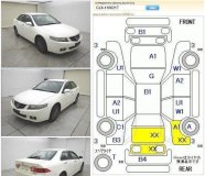 Зеркало боковое левое переднее Honda Accord CL8 2003 K20