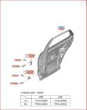 Дверь левая задняя Genesis GV70 JK1 2021 D4HF