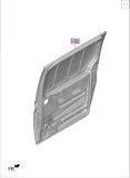 Дверь левая задняя Hyundai Staria US4 2023 D4HB