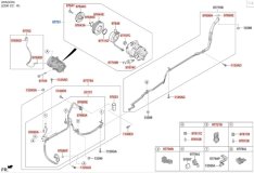 Компрессор кондиционера Hyundai Staria US4 2023 D4HB