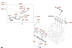 Рейка Топливная (Рампа) Hyundai Staria US4 2023 D4HB
