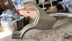 Крыло левое заднее Chevrolet Aveo Т250 Седан 2006-2012