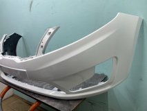 Бампер Kia Rio белый 11-15г