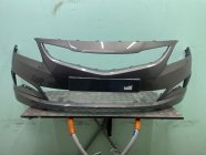 Бампер Hyundai SOLARIS Carbon grey 14-17г