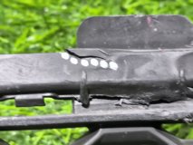 Решетка в бампер передняя Hyundai SANTA FE 4 до рест