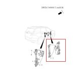 Стеклоподъемный механизм левый передний Chery Tiggo 7 Pro Max T1E 2023 SQRE4T15C