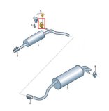 Подушка глушителя Volkswagen Polo 614 2016 CWVА