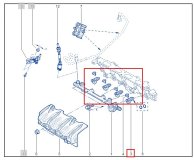 Форсунка топливная RENAULT Duster H79 2021 F4RE410
