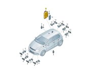 Блок управления парктрониками Volkswagen Polo седан 2020 CWVB