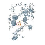 Сервопривод заслонок печки Volkswagen Polo седан 2020 CWVB