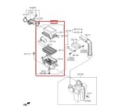Корпус воздушного фильтра Hyundai CRETA GS 2017 G4NA