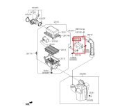 Воздухозаборник Hyundai CRETA GS 2017 G4NA