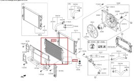 Радиатор кондиционера Hyundai CRETA GS 2017 G4NA