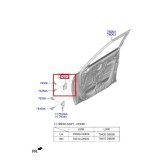 Петля двери верхняя правая передняя Hyundai CRETA SU2 2021 G4FG