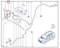 Насос стеклоомывателя RENAULT Duster HSA 2019 F4RE410 Насос стеклоомывателя RENAULT Duster HSA 2019 F4RE410