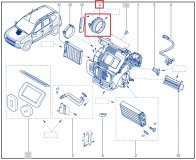 Моторчик печки RENAULT Duster джип/suv 5 дв 2015 h4md430