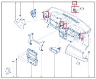 Дефлектор воздушный RENAULT Duster джип/suv 5 дв 2015 h4md430
