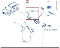 Подрулевой переключатель правый RENAULT Duster джип/suv 5 дв 2015 h4md430