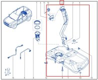 Бак топливный RENAULT Duster джип/suv 5 дв 2015 h4md430