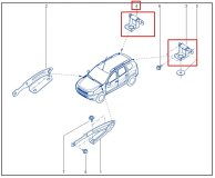 Петля крышки багажника RENAULT Duster джип/suv 5 дв 2015 h4md430