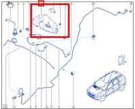 Бачок стеклоомывателя RENAULT Duster джип/suv 5 дв 2015 h4md430