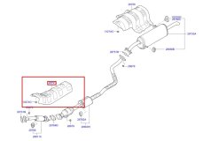 Тепловой экран Hyundai Solaris седан 2012 G4FA