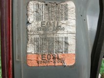 Фонарь задний внутренний левый Hyundai Veracruz EN 2006 D6EA