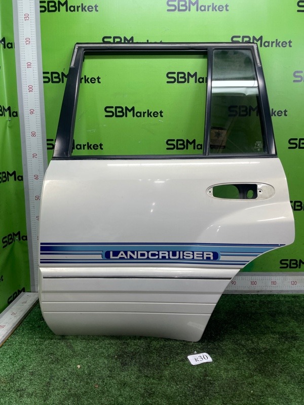 Дверь боковая Toyota Land Cruiser UZJ100 2UZ-FE 1998 задн. лев. (б/у)