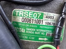 Компрессор кондиционера Honda Civic 4D 2008 1.8 R18A2