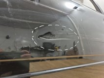 Дверь левая передняя LADA Granta FL