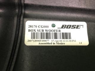 Сабвуфер Bose Infiniti FX35 S50 VQ35de