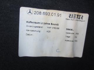 Обшивка багажника CLK-Class 1999 W208 M112