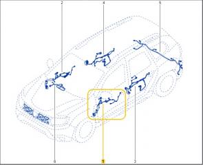 Проводка двери передняя левая Renault Duster F4R