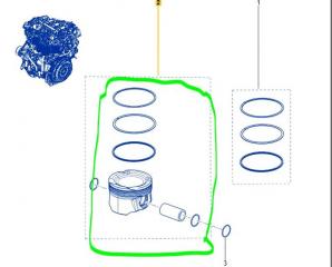 Поршень с шатуном Renault Kaptur H5Ht