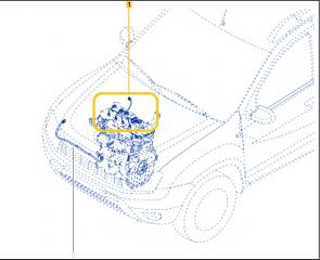 Проводка топливной рейки Renault Duster F4RE410