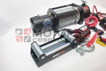 Лебедка 13500 lbs / 6150 кг усиленная Grizzly Electric Winch стальной трос