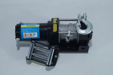 Лебедка Electric Winch 4000 12V стальной трос + комплект для установки