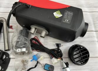 Автономный отопитель сухой фен дизельный с полным комплектом для установки
