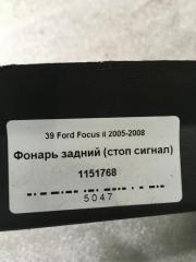 Фонарь (стоп сигнал) задний Focus 2 Универсал 1.8Л. 16V Q7DA Бензин