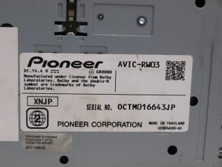 Магнитофон Pioneer Carrozzeria AVIC-RW03
