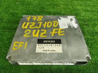 Блок управления efi TOYOTA LAND CRUISER 2001 UZJ100 2UZFE 89666-60660 контрактная