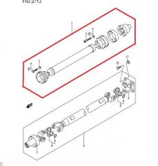 Карданный вал GRAND VITARA 2005-2015 TD54W J20A